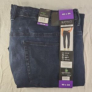 Pants BUFFALO JEANS Adam Dark Wash Slim Stretch Soft Touch Jeans 40 W 34 L